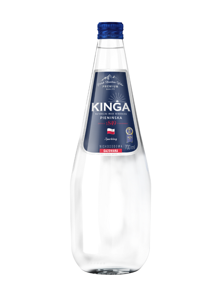 Kinga Pienińska Łódź, Kinga Pienińska w szkle Łódź, Woda Kinga Łódź, Kinga Pienińska szkło Łódź, Kinga Pienińska w szklanych butelkach Łódź
